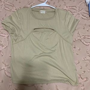 Alter State tan cut out top